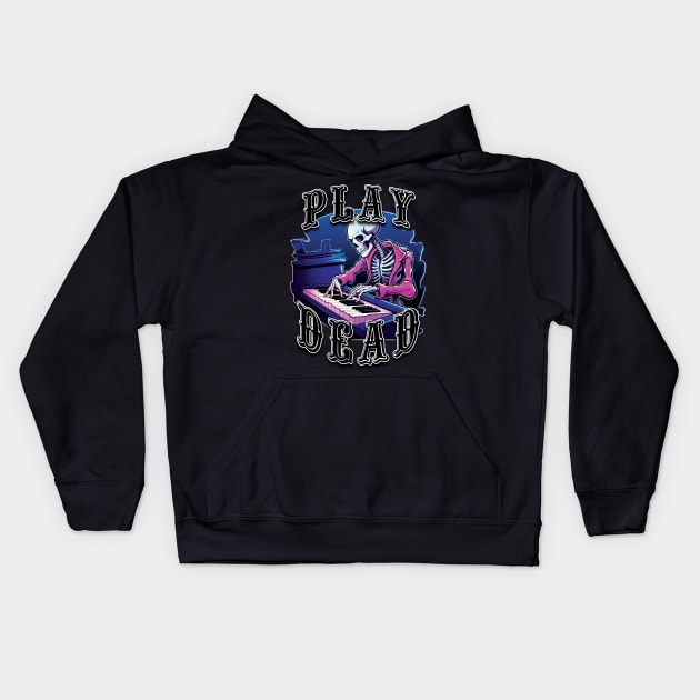 Play Dead - Skeleton Kids Hoodie by Gothic Museum